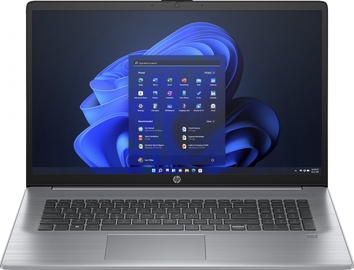 Ноутбук HP 470 G10, Intel® Core™ i5-1335U, 16 GB, 512 GB, 17.3 ″, Intel Iris Xe Graphics, серебристый