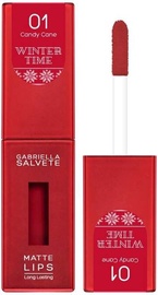 Губная помада Gabriella Salvete Winter Time Matte Lips 01 Candy Cane, 4.5 мл