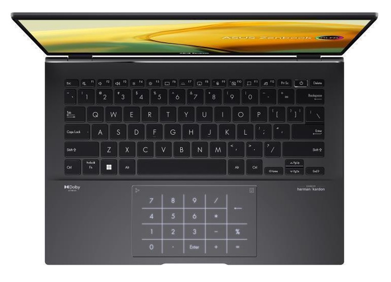 Sülearvuti Asus ZenBook 14 OLED UM3402YA-KM454W 90NB0W95-M00SE0, 7730U, 16 GB, 1 TB, 14 ", AMD Radeon Graphics