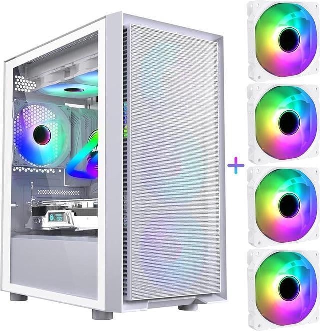 Стационарный компьютер Mdata Gaming 90303179 5500, Radeon RX 580, 32 GB, 512 GB