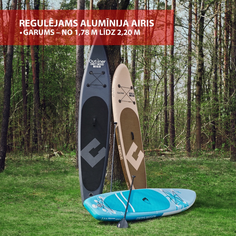 SUP dēlis Outliner Driftwood Racer, 386 cm
