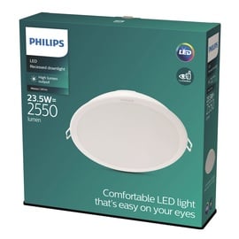 Įmontuojamas šviestuvas įleidžiamas Philips Meson, 23.5W, 4000°K, LED, baltas