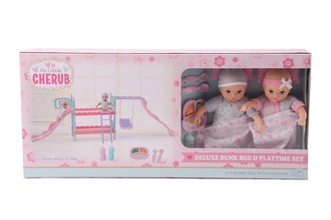 Кукла пупс My Little Cherub Deluxe Bunk Bed & Playtime Set, 21.5 см