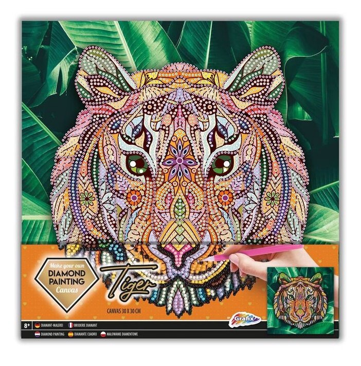 Radošais komplekts Grafix Tiger, daudzkrāsaina