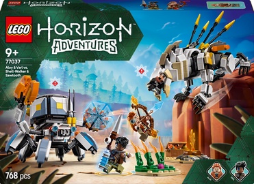 Konstruktor LEGO® Horizon Aloy ja Varl vs. Shell-Walker ja Sawtooth 77037, 768 tk