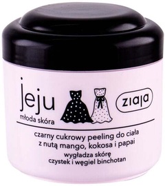 Ķermeņa skrubis Ziaja Jeju Black Sugar Body Scrub, 200 ml