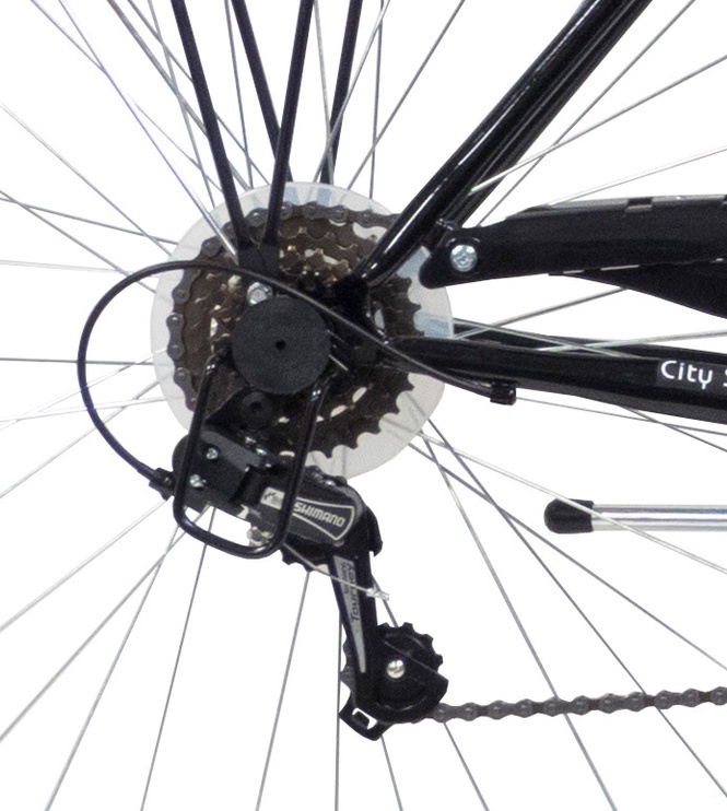 Velosipēds tūristu Bottari Firenze, 28 ", 19" (48 cm) rāmis, melna