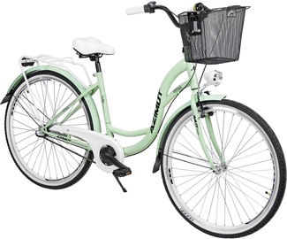 Velosipēds pilsētas Azimut Vintage 3-Speed, 28 ", 17" (41.91 cm) rāmis, balta/melna/piparmētra