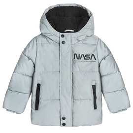 Зимняя куртка c подкладкой, для мальчиков Cool Club NASA LOB2712140, серебристый, 104 см