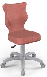 Bērnu krēsls Petit MT08, rozā/pelēka, 37 cm x 77 - 83 cm