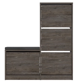 Kingakapp Kalune Design Dude, tumepruun, 26 cm x 105 cm x 118.5 cm