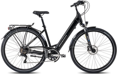 Elektriskais velosipēds Romet ProEco:ON Wave LTD 1.0, M, 28", 250 W, 17.5 Ah, sudraba/grafīta