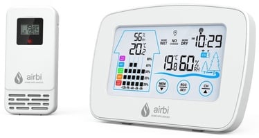 Meteorologinė stotelė su išoriniu jutikliu Airbi Control BI 1020 36-00007