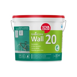 Seinavärv Vivacolor Green Line Wall 20, valge, 2.7 l