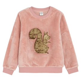 Džemperis, mergaitėms Cool Club Shiny Squirrel CCG2711838, šviesiai rožinė, 110 cm