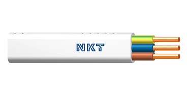 Kabelis NKT YDYP Ar vienu stiepli, Eca, 500 V, 100 m, 3 x 2.5 mm²