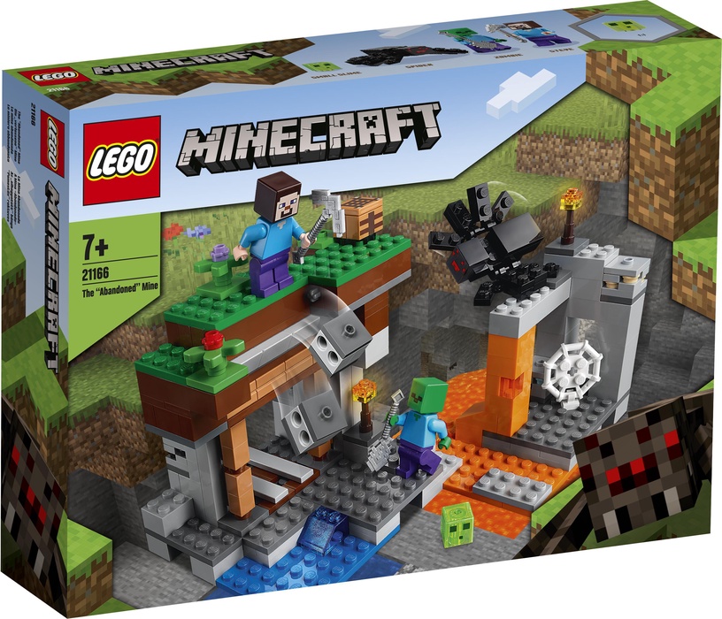 Konstruktor LEGO Minecraft Mahajäetud kaevandus 21166, 248 tk