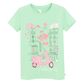 T-krekls pavasaris/vasara, meitenēm Cool Club CCG2821222, zaļa, 170 cm