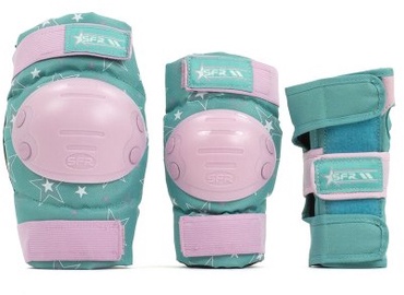 Защита частей тела SFR Star Triple, M, зеленый/розовый