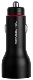 Зарядное устройство Somostel SMS-A89, 2 x USB, черный
