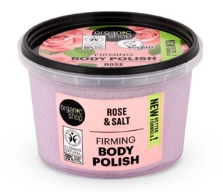 Kūno pilingas Organic Shop Rose & Salt, 250 ml