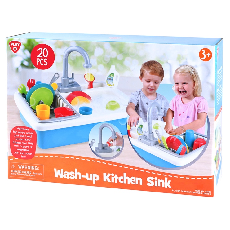 Rotaļu virtuves piederumi PlayGo Wash-up Kitchen Sink 3602