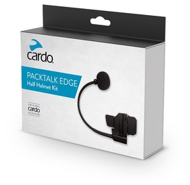 Mikrofons Cardo PackTalk Edge Half Helmet Kit, melna
