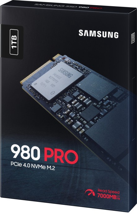 Жесткий диск (SSD) Samsung 980 PRO MZ-V8P1T0BW, M.2, 1 TB