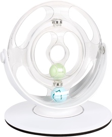 Электрическая игрушка для котов Flamingo Rotating Wheel, белый