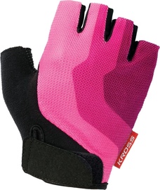 Велосипедные перчатки для женщин Kross Roamer Lady, черный/розовый, L