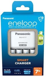 Elementų įkroviklis Panasonic Smart + 4 x AA Eneloop 2000 mAh