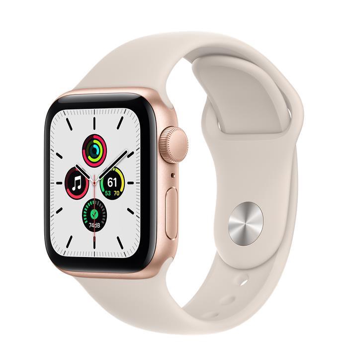 Умные часы Apple Watch SE GPS 40mm, золотой/бежевый