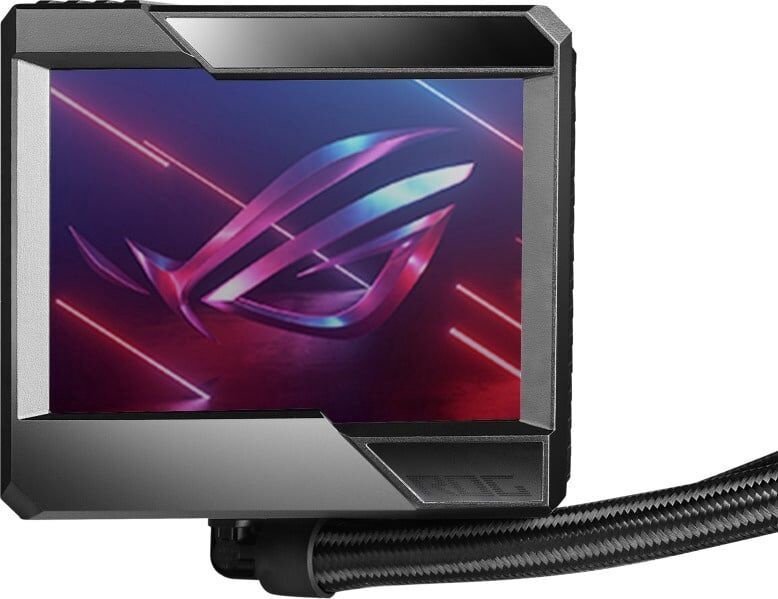Ūdens dzesētājs procesoram Asus ROG RYUJIN II 240, 272 mm x 27 mm, melna (bojāts iepakojums)