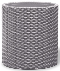Puķu pods Keter Cylinder Planter Medium, pelēka, Ø 360 mm
