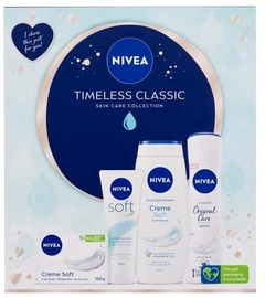 Kūno priežiūros rinkinys Nivea Timeless Classic, 4 vnt.