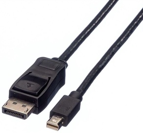 Kabelis Value WUXGA Mini DisplayPort Male (vyriška), Displayport Male (vyriška), 1.5 m, juoda