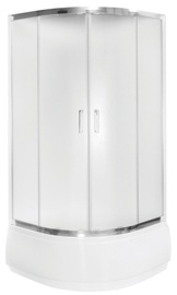 Душевая кабина Besco Modern 165 MP-90-165-C, полукруглая, без поддона, 900 мм x 900 мм x 1650 мм
