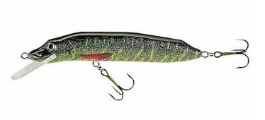 Vobleris Jaxon Pike Max 1760254, 25 cm, 112 g, melna/dzeltena