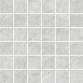 Мозаика, каменная масса Cersanit Pietra Beige and L.Grey OD443-006, 29.7 см x 29.7 см, серый