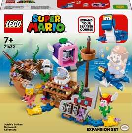 Конструктор LEGO® Super Mario Приключение затонувшего корабля Дорри 71432