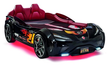 Детская кровать Kalune Design Car Bed GTS, черный, 220 x 127 см