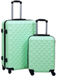 Koferu komplekts VLX Hardcase 92430, piparmētra, 550 x 360 x 220 mm