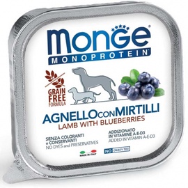 Märg koeratoit Monge Monoprotein Lamb/Blueberries, lambaliha, 0.15 kg