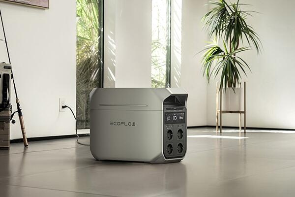 Портативная электростанция EcoFlow Delta 3 Plus, 1800 - 3600 Вт, черный/серый