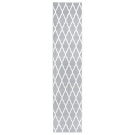 Koridorivaip VLX Runner Rug BCF, valge/hall, 4000 mm x 800 mm