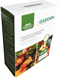 Органические удобрения из птичьего помета универсальные Garden Center, гранулированные, 0.8 кг