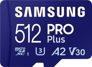 Mälukaart Samsung PRO Plus, 512 GB