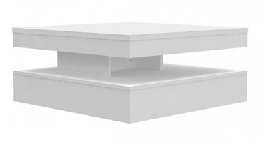 Kohvilaud Forte Turn, valge, 78 cm x 78 cm x 35.3 cm