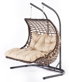 Кресло-качалка, напольный Floriane Garden Bodrum V2 991DVN1725, кремовый