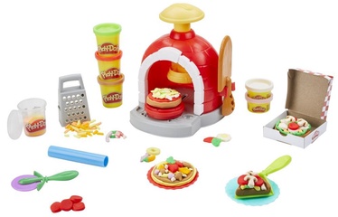 Veidošanas pasta Hasbro Kitchen Creations Playset Pizza F4373, daudzkrāsaina